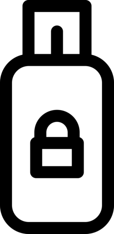 Pendrive Silhouette Cutting Svg Files, Free Vectors File