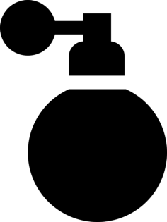 Perfume Stencil Svg Design File, Free Vectors File