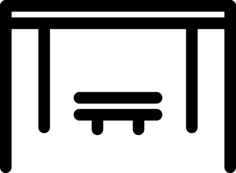 Pergola Sketch Style Svg Vector, Free Vectors File