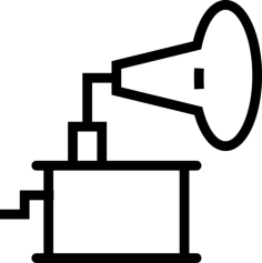 Phonograph Outline Svg Vector, Free Vectors File