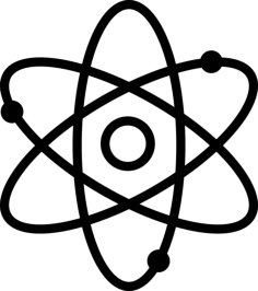 Physics Silhouette Svg Vector, Free Vectors File