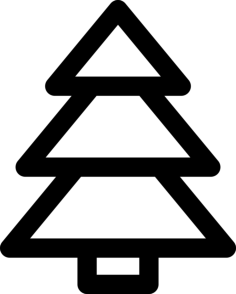 Pine Outline Svg File, Free Vectors File
