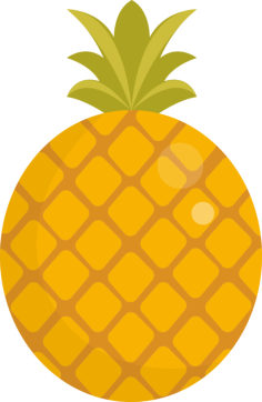 Pineapple Line Tracing Svg Vector, Free Vectors File