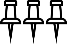 Pins Vinyl Cutting Svg File, Free Vectors File