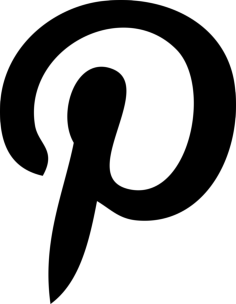 Pinterest Icon Svg Vector, Free Vectors File