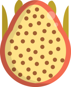 Pitaya Outline Svg File, Free Vectors File