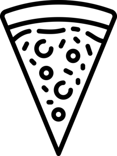 Pizza Sticker Svg Vector, Free Vectors File