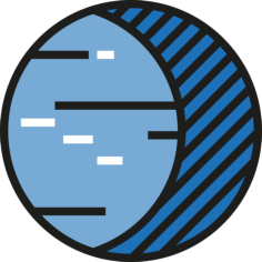 Planet Line Art Illustration Svg, Free Vectors File