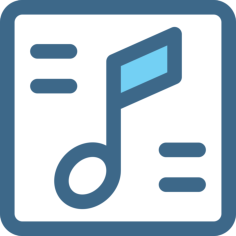 Playlist Outline Svg Vector, Free Vectors File