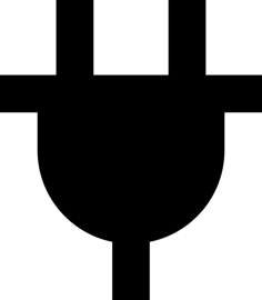 Plug Line Art Illustration Svg, Free Vectors File