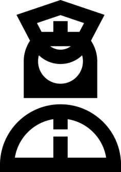 Policewoman Stencil Svg Vector, Free Vectors File