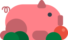Pork Outline Svg Vector, Free Vectors File