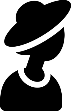 Portrait Outline Drawing Svg Vector, Free Vectors File