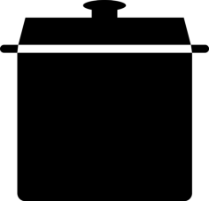 Pot Stencil Svg Design File, Free Vectors File