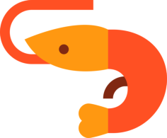Prawn Outline Svg Vector, Free Vectors File