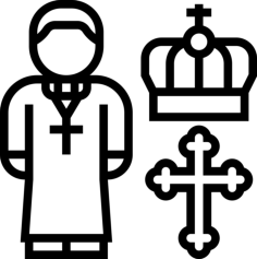 Priest Sticker Svg Vector, Free Vectors File