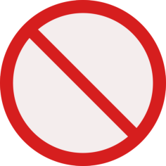 Prohibition Outline Svg File, Free Vectors File