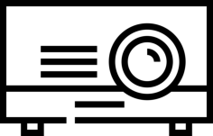 Projector Icon Svg Vector, Free Vectors File