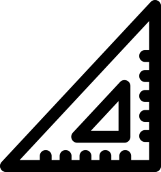 Protactor Sticker Outline Svg File, Free Vectors File