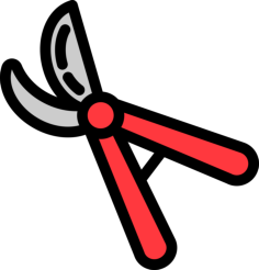 Pruners Stencil Svg Design File, Free Vectors File