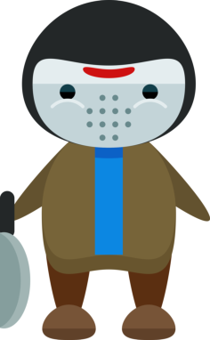 Psycho Icon Svg Vector, Free Vectors File