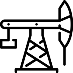 Pumpjack Silhouette Cutting Svg Files, Free Vectors File