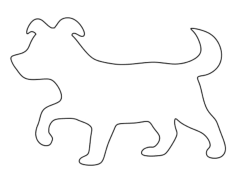 Puppy Coloring Pdf, Free Vectors File