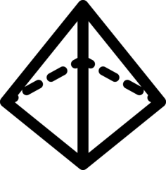 Pyramid Outline Drawing Svg Vector, Free Vectors File