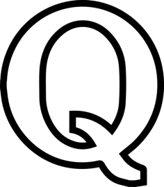 Quora Stencil Svg Design File, Free Vectors File