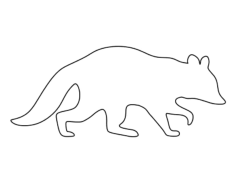 Raccoon Coloring Pages Pdf, Free Vectors File