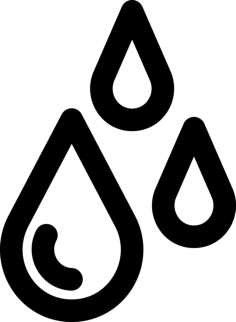 Raindrops Stencil Svg Vector, Free Vectors File