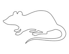 Rat Tracing Shape Pdf, Free Vectors File
