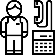 Receptionist Silhouette Cutting Svg Files, Free Vectors File