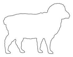 Sheep Coloring Pdf, Free Vectors File