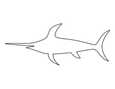 Swordfish Tracing Worksheets Pdf, Free Vectors File