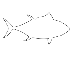 Tuna Tracing Shape Pdf, Free Vectors File