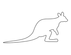 Wallaby Tracing Worksheets Pdf, Free Vectors File
