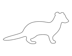 Weasel Coloring Pages Pdf, Free Vectors File