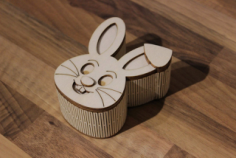 Box Rabbit Free DXF File, Free Vectors File