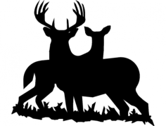 Buck Free DXF File, Free Vectors File