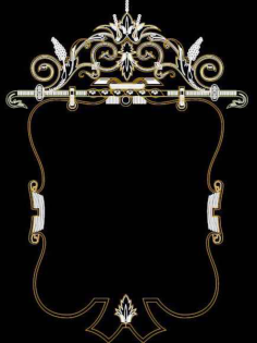 Mirror Frame 0568 Free DXF File, Free Vectors File