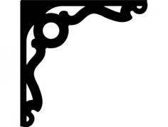 Corner Design Kron 0013 Free DXF File, Free Vectors File