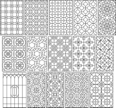 Dxf Pattern Collection Free DXF File, Free Vectors File