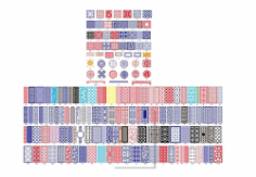 All Kinds Of China Pattern Free Vector, Free Vectors File