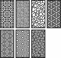 Screen Pattern Collection Free Vector, Free Vectors File