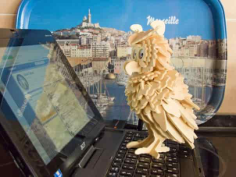 Lasercut Plywood Owl 3D Puzzle Pattern Free Vector, Free Vectors File