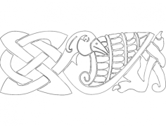 Bird Design Free DXF File, Free Vectors File