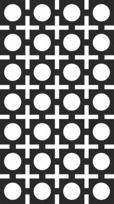 Seamless Square Circle Pattern Free Vector, Free Vectors File