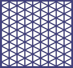 Repeating Triangle Pattern Free DXF File, Free Vectors File