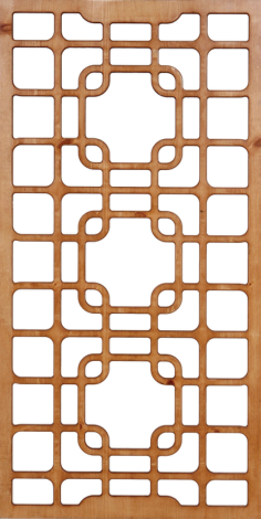 Room Divider Pattern 300-V87 Free DXF File, Free Vectors File